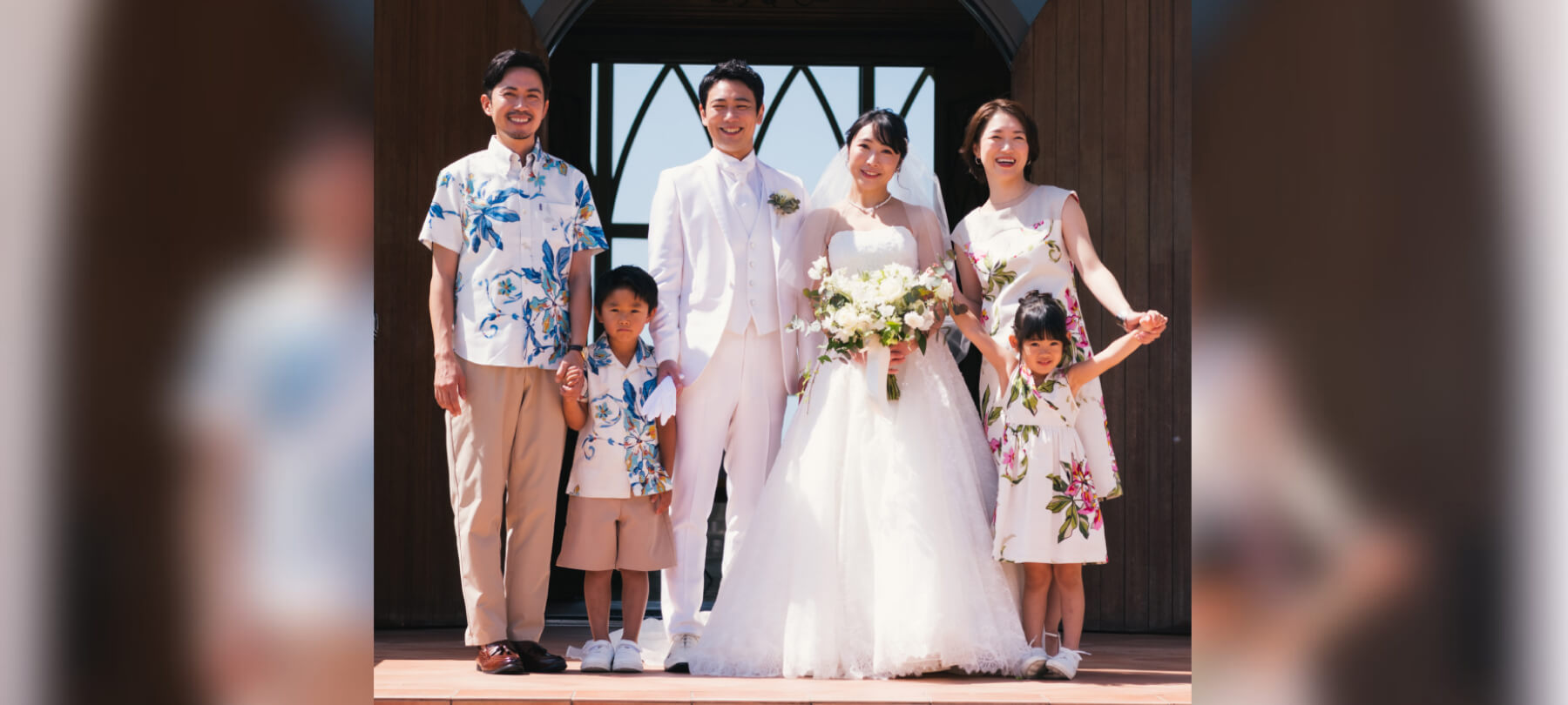 ハレの日に映えるかりゆしウェアで、さあ、はじめよう。