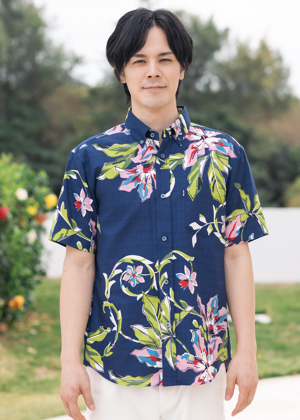 かりゆしウェア（沖縄版アロハシャツ） MAJUN - ポッピングツリー