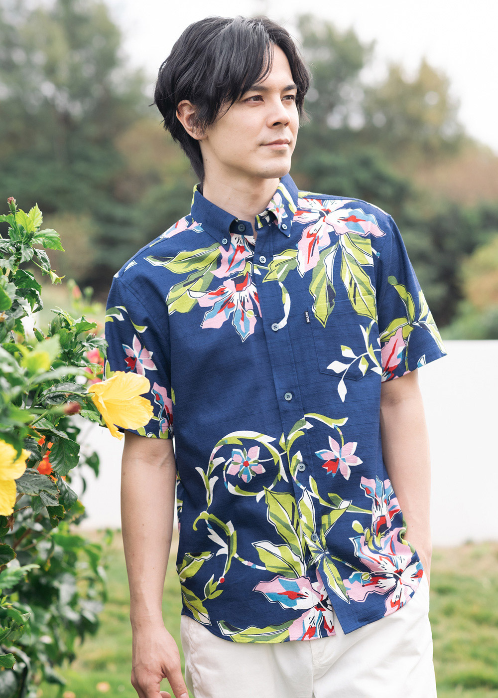 かりゆしウェア（沖縄版アロハシャツ） MAJUN - ポッピングツリー