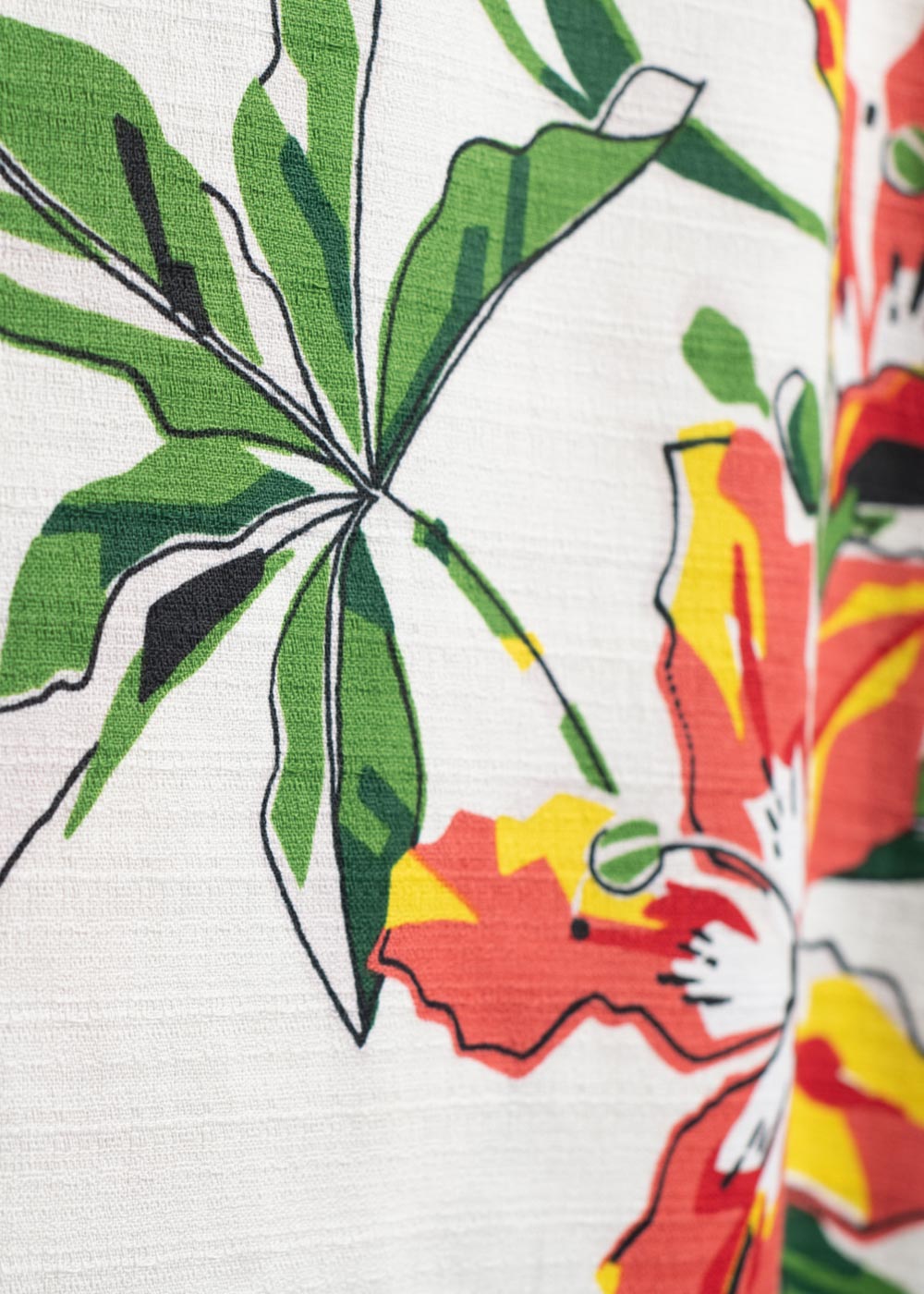 かりゆしウェア（沖縄版アロハシャツ） MAJUN - ポッピングツリー（キッズワンピース）