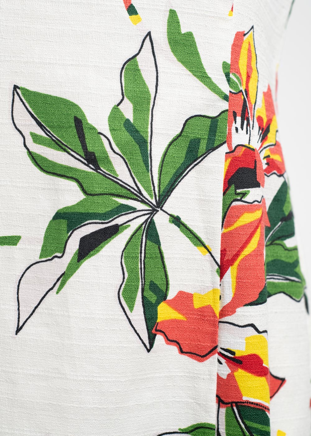 かりゆしウェア（沖縄版アロハシャツ） MAJUN - ポッピングツリー（ワンピース）