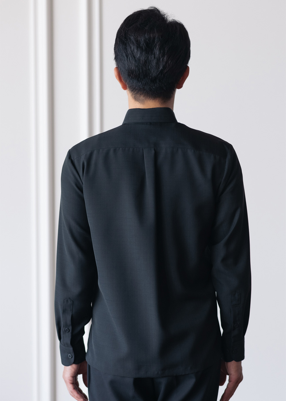 かりゆしウェア（沖縄版アロハシャツ） MAJUN - 燕に牡丹 L/S