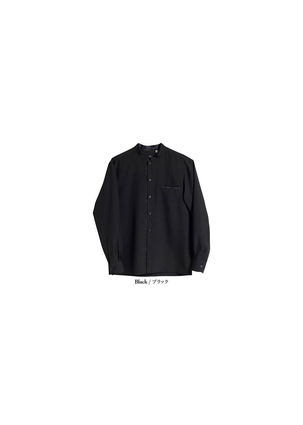 かりゆしウェア（沖縄版アロハシャツ） MAJUN - 燕に牡丹 L/S（マオカラー）