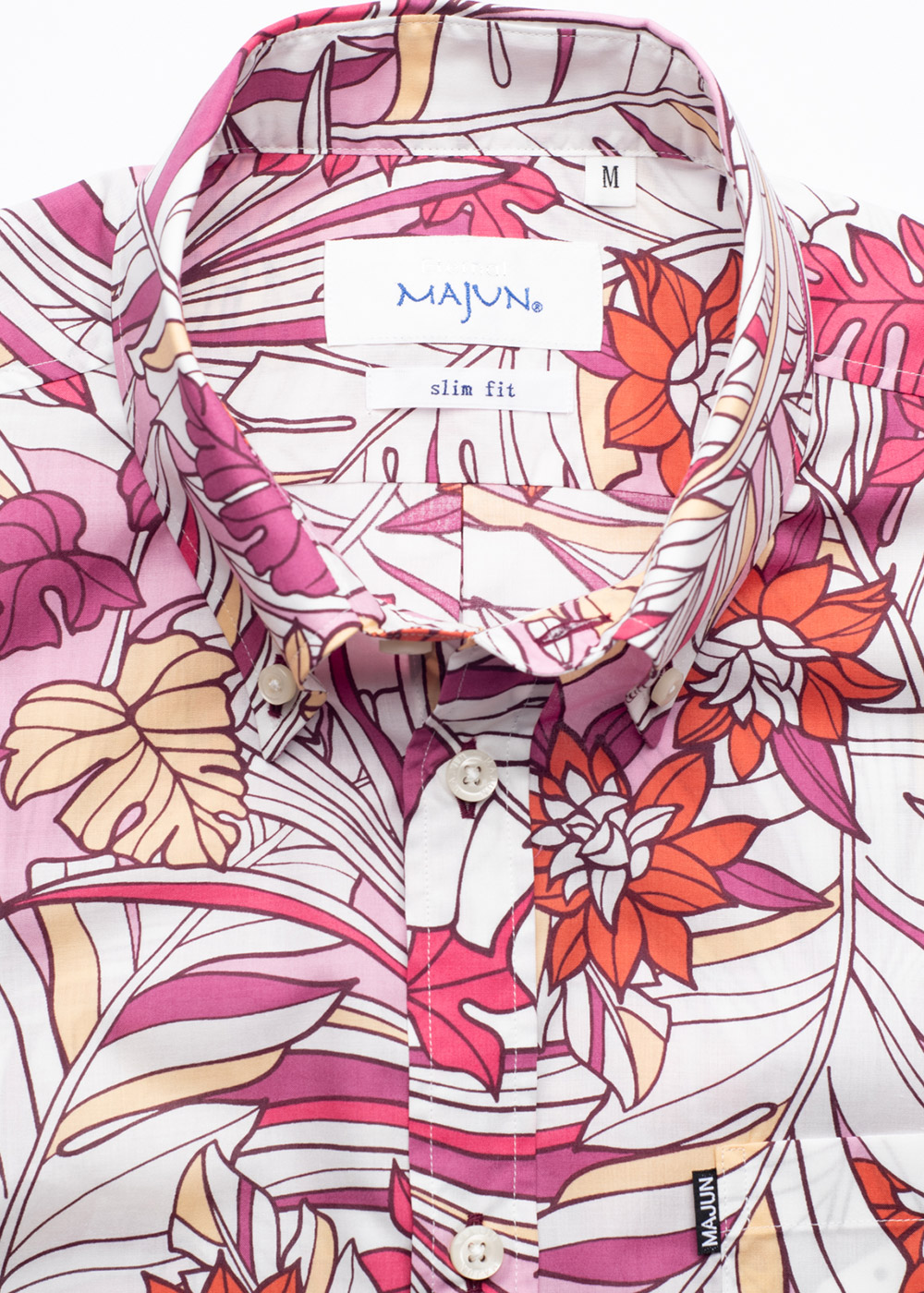 かりゆしウェア（沖縄版アロハシャツ） MAJUN - カラフルフォレスト