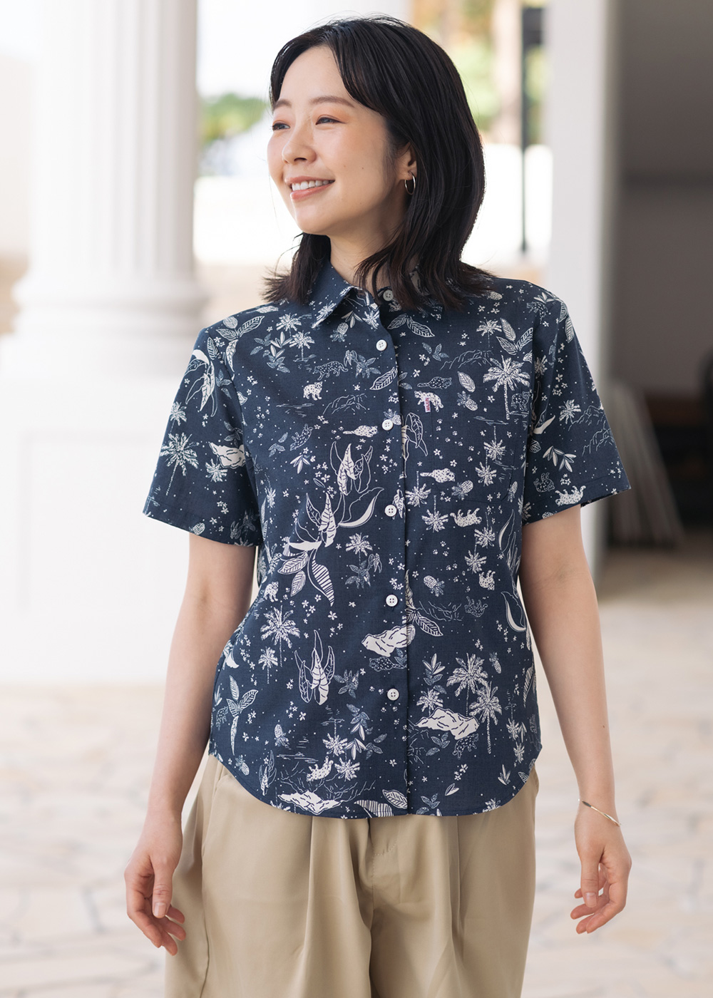 かりゆしウェア（沖縄版アロハシャツ） MAJUN - ウエストアイランド