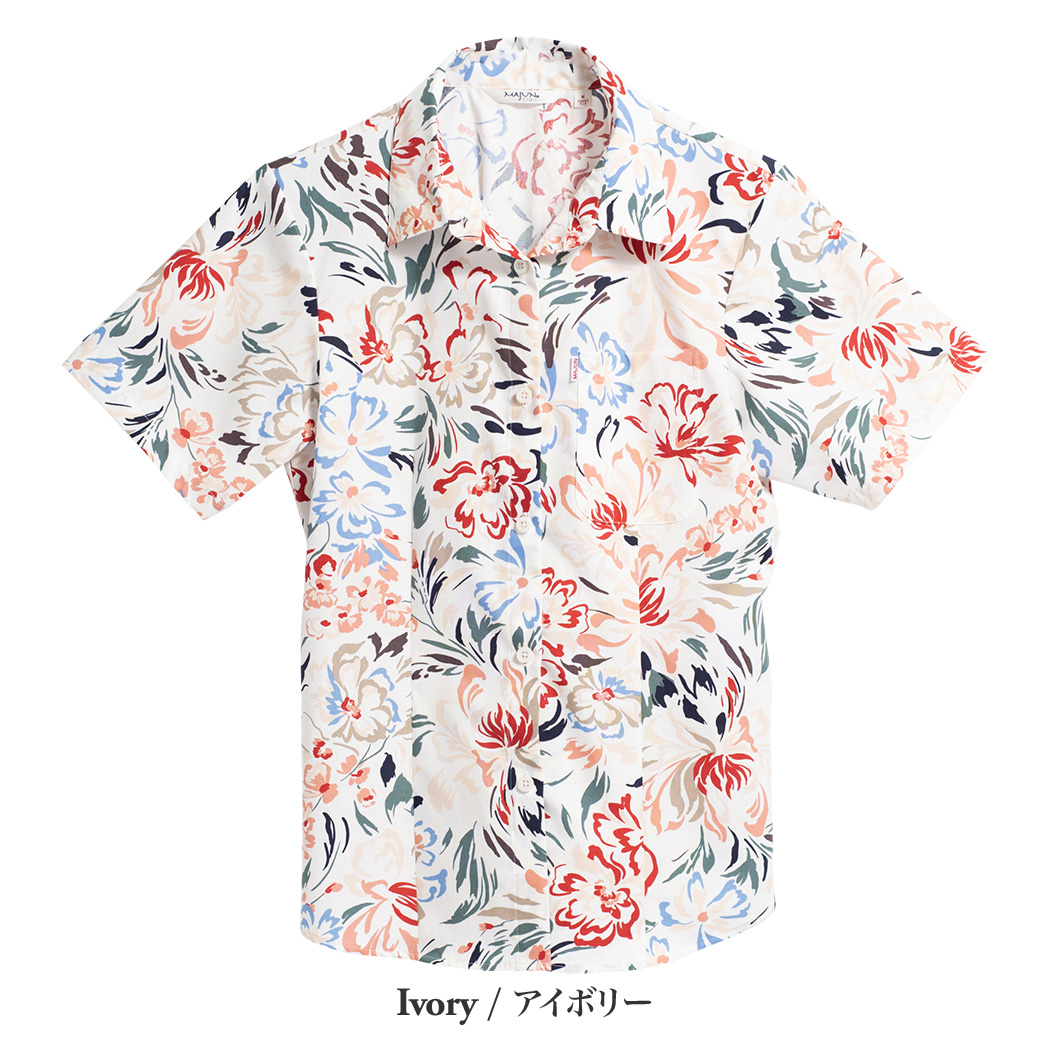 かりゆしウェア（沖縄版アロハシャツ） MAJUN - トロピカリーヌソレイユ