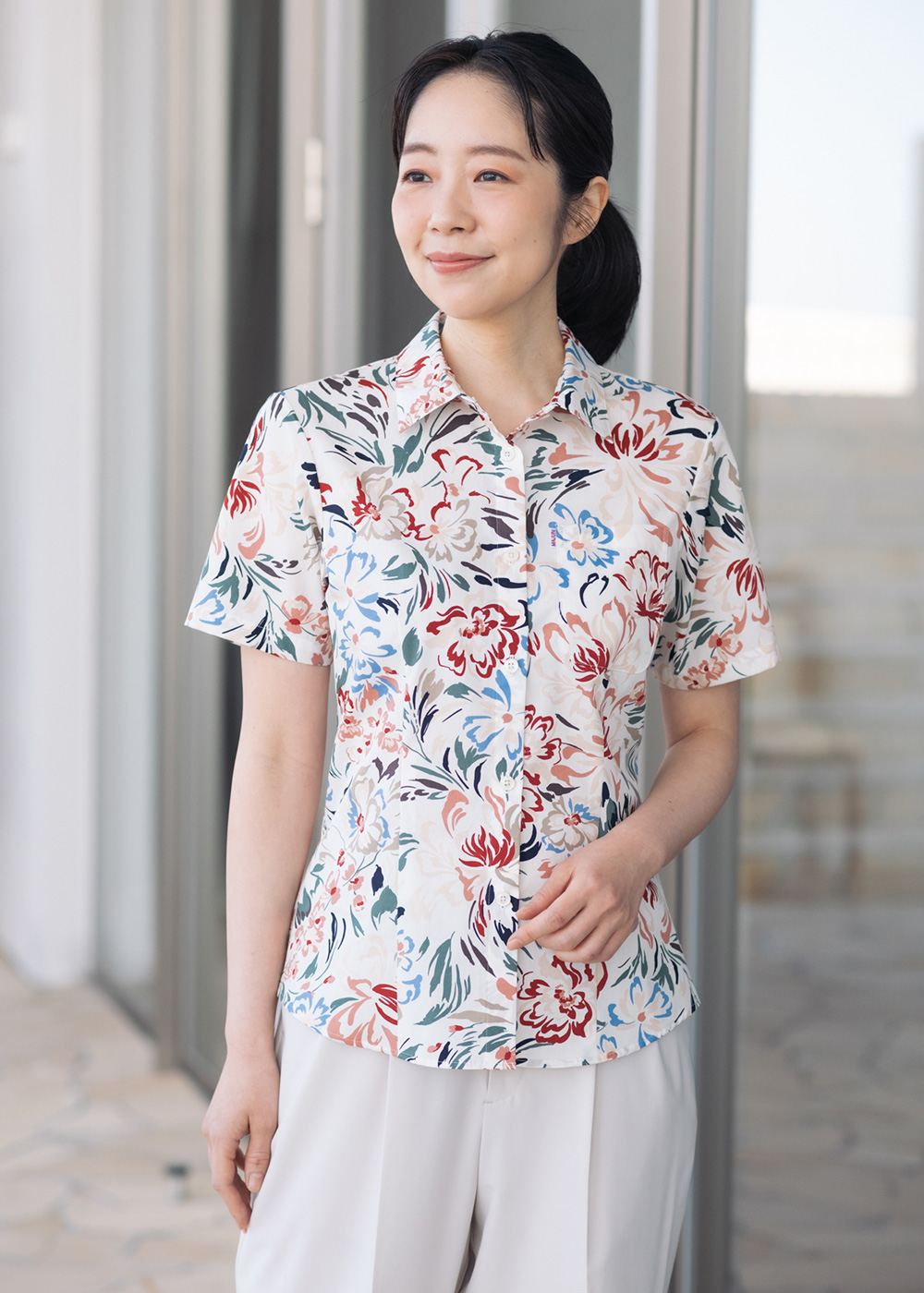 かりゆしウェア（沖縄版アロハシャツ） MAJUN - トロピカリーヌソレイユ