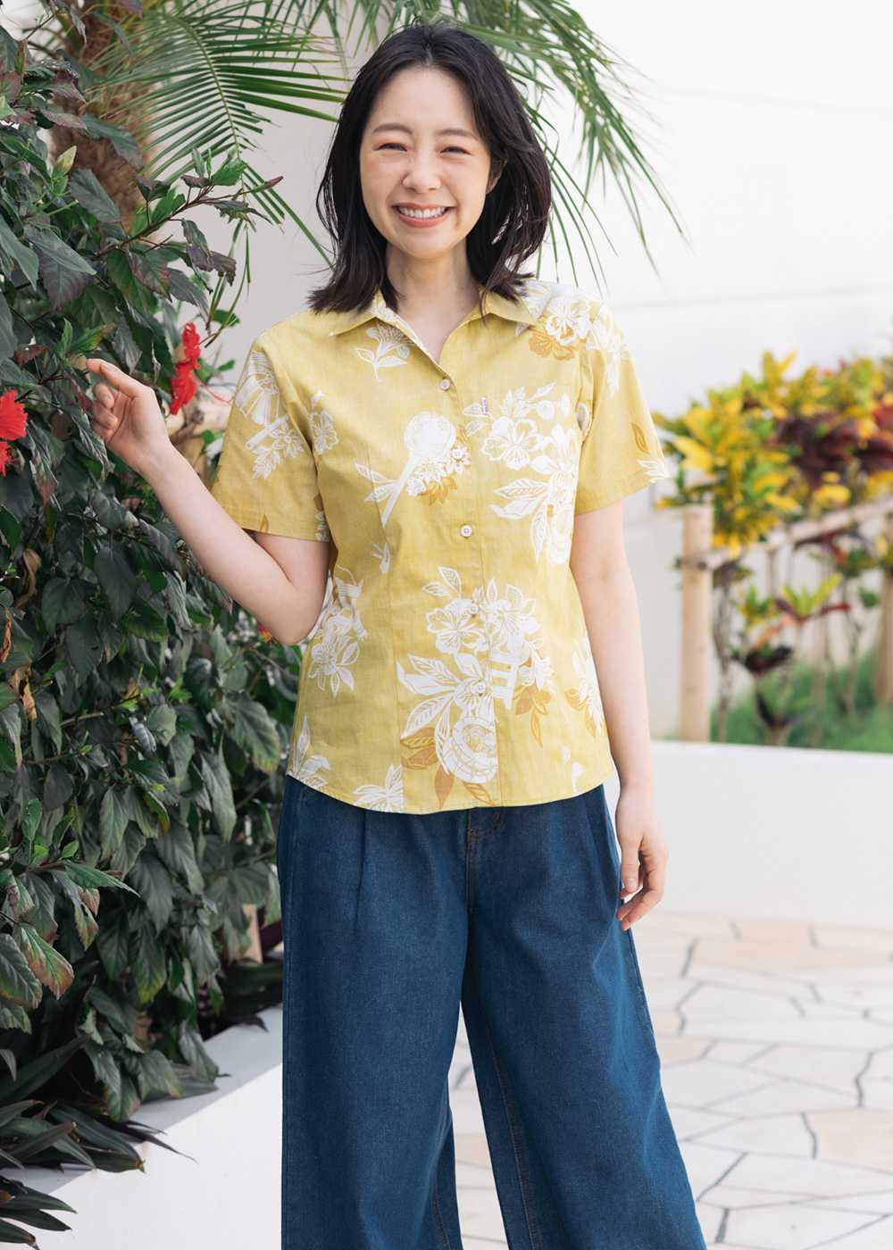 かりゆしウェア（沖縄版アロハシャツ） MAJUN - みみぐすい