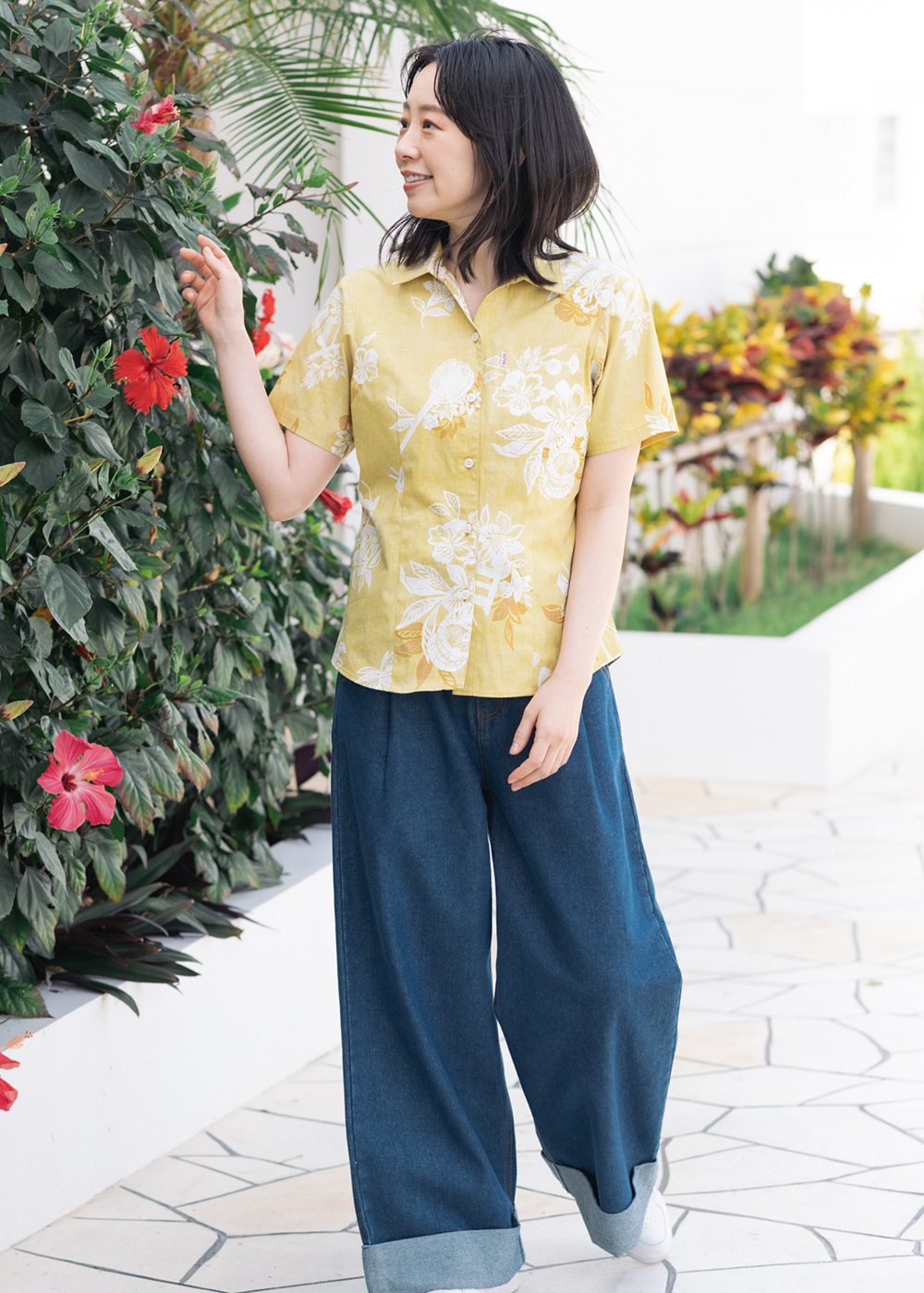 かりゆしウェア（沖縄版アロハシャツ） MAJUN - みみぐすい