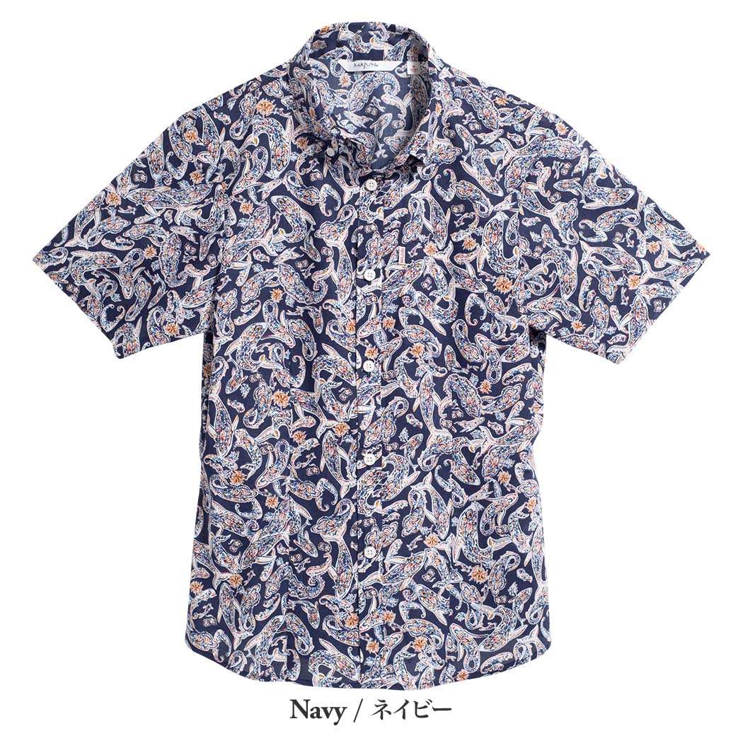 かりゆしウェア（沖縄版アロハシャツ） MAJUN - フィッシュドロップス