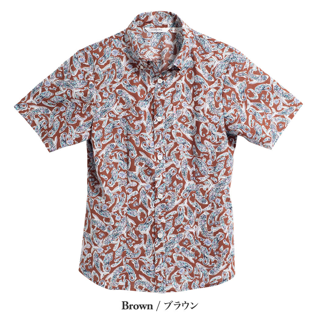 かりゆしウェア（沖縄版アロハシャツ） MAJUN - フィッシュドロップス