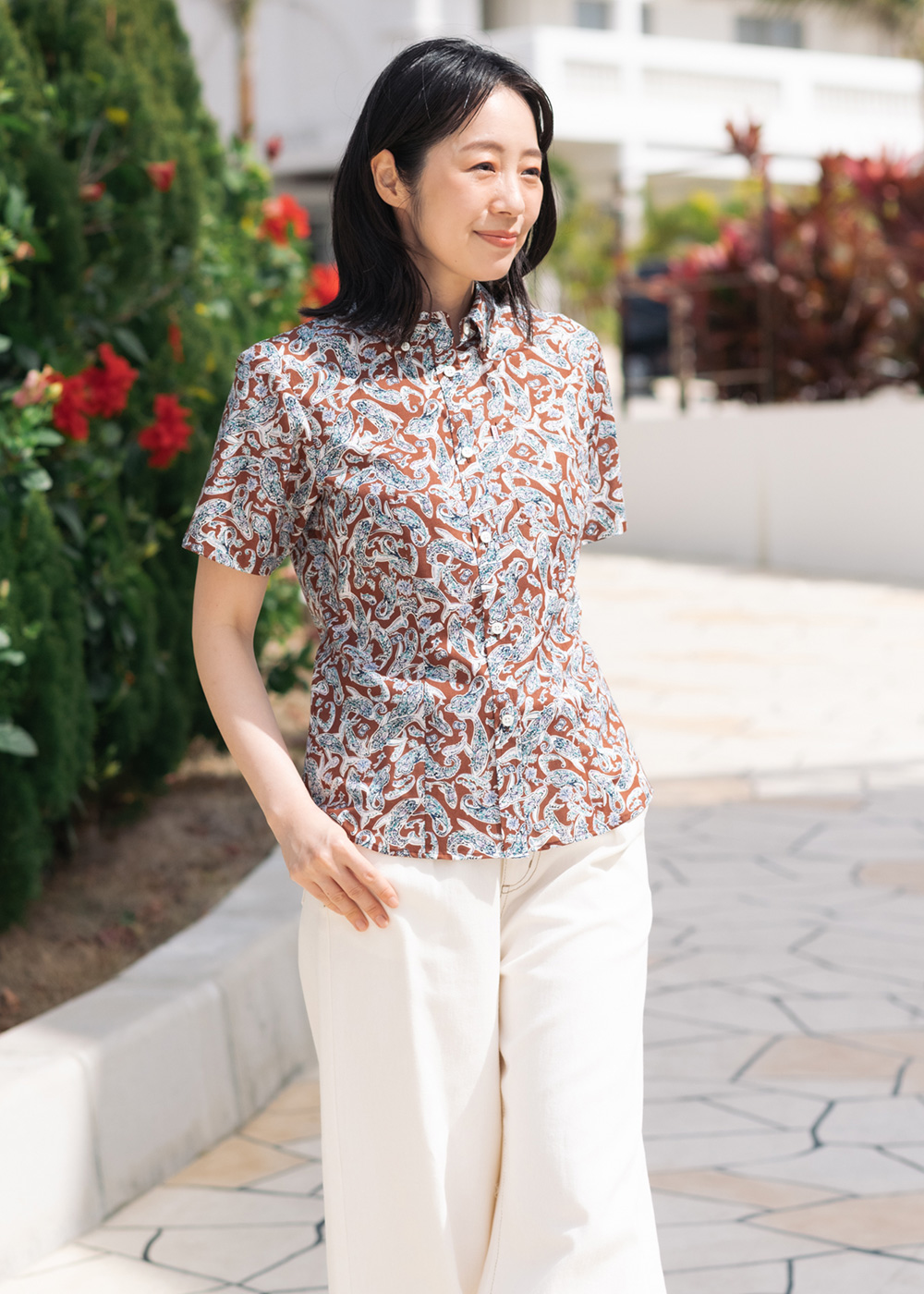 かりゆしウェア（沖縄版アロハシャツ） MAJUN - フィッシュドロップス