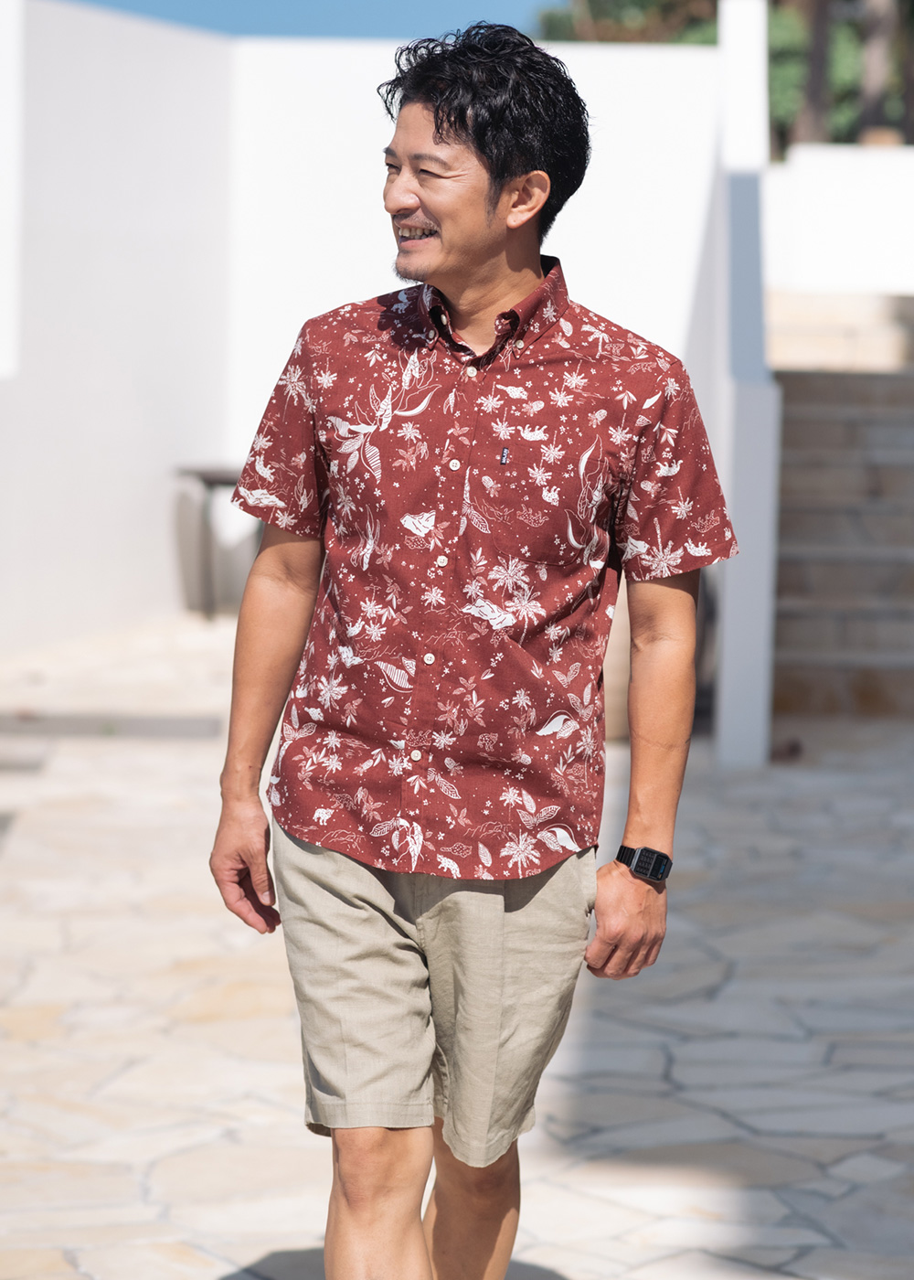 かりゆしウェア（沖縄版アロハシャツ） MAJUN - ウエストアイランド