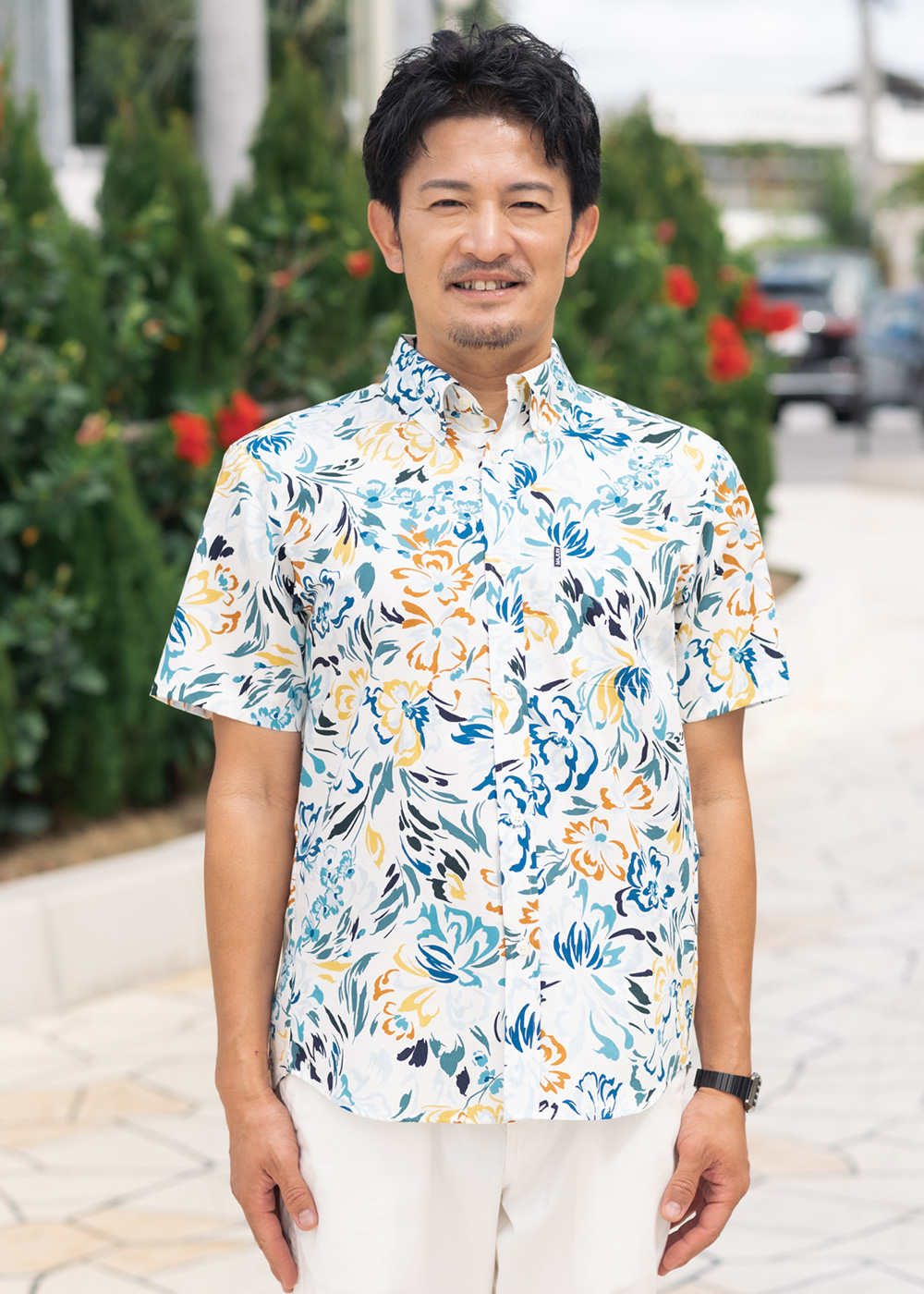 かりゆしウェア（沖縄版アロハシャツ） MAJUN - トロピカリーヌソレイユ
