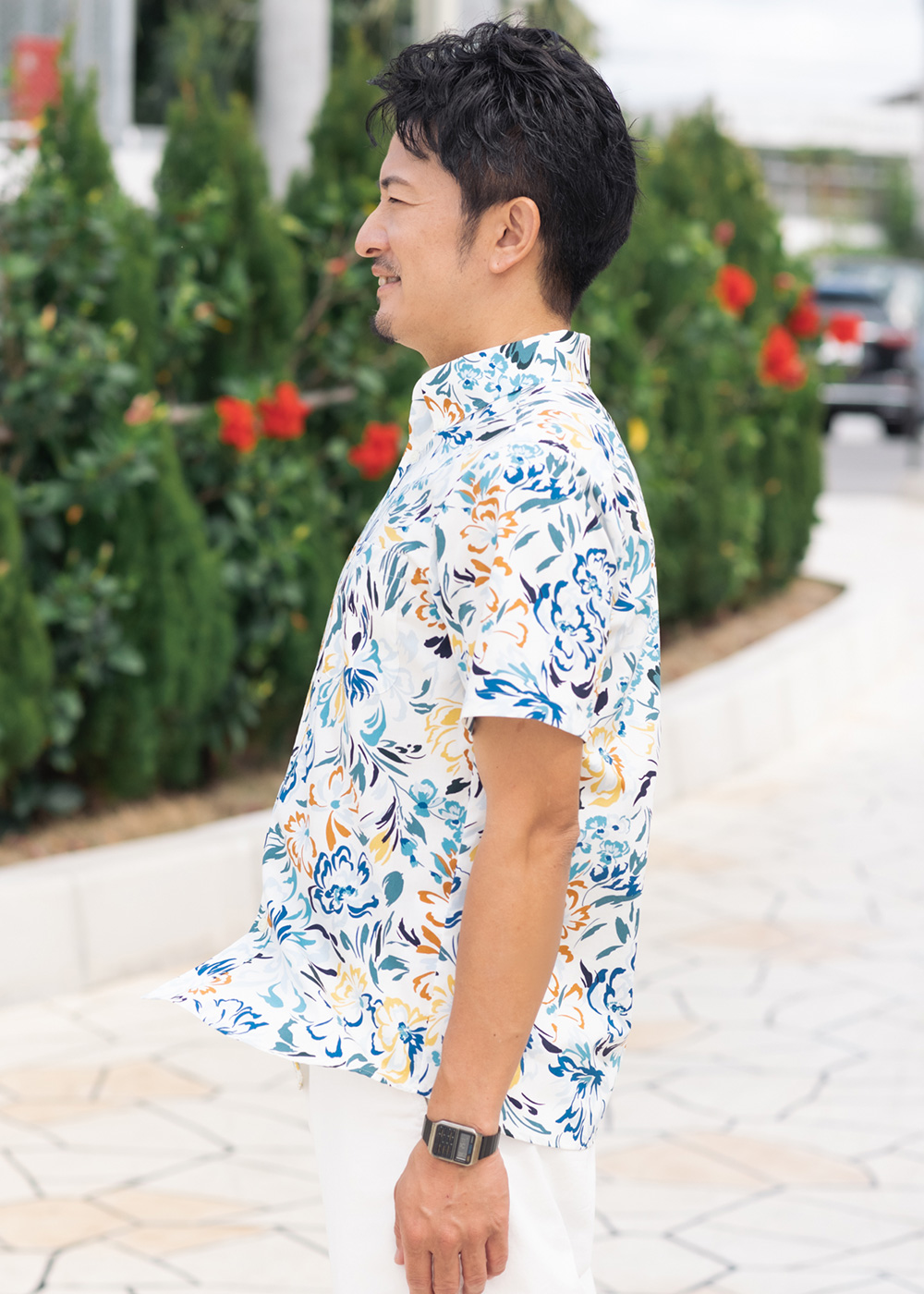 かりゆしウェア（沖縄版アロハシャツ） MAJUN - トロピカリーヌソレイユ