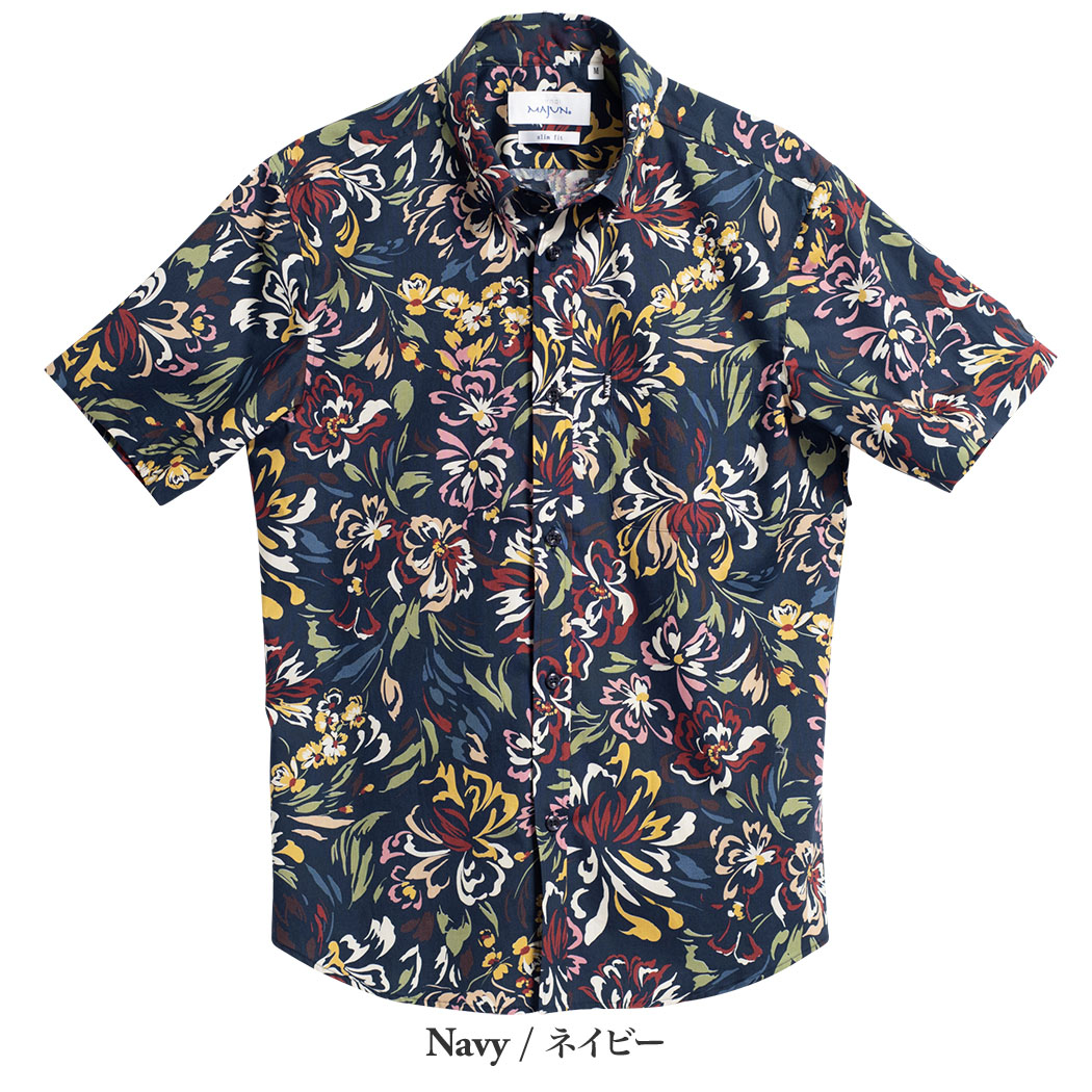 かりゆしウェア（沖縄版アロハシャツ） MAJUN - トロピカリーヌソレイユ