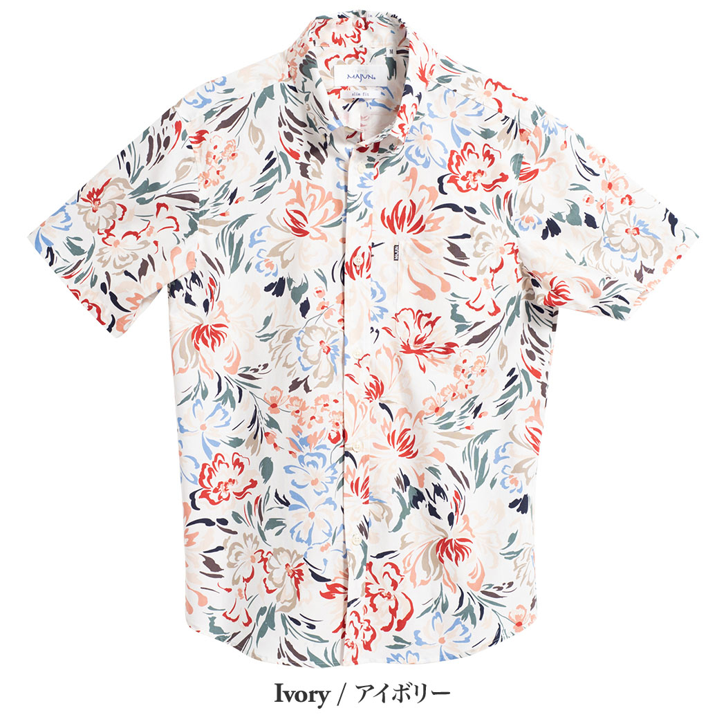 かりゆしウェア（沖縄版アロハシャツ） MAJUN - トロピカリーヌソレイユ