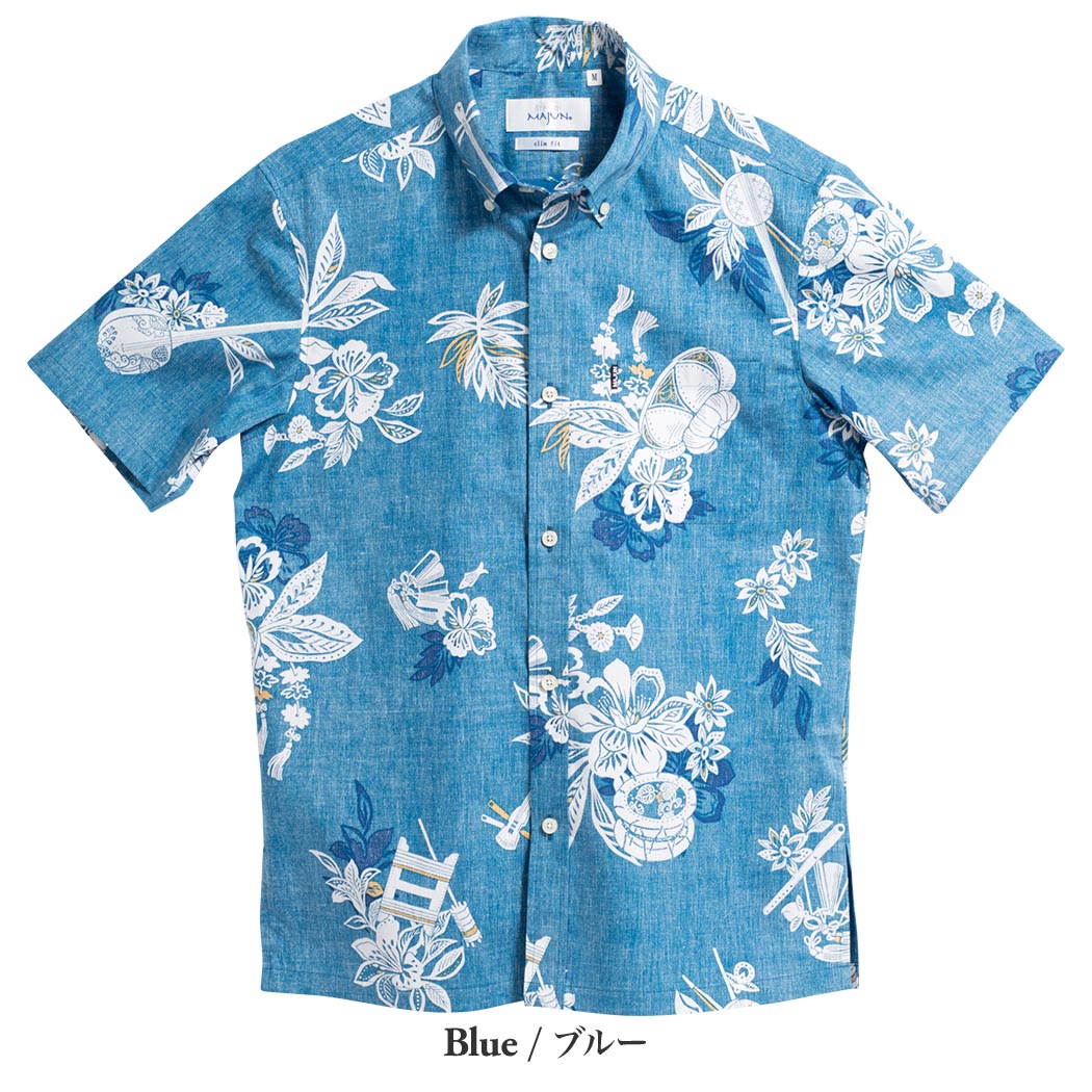 かりゆしウェア（沖縄版アロハシャツ） MAJUN - みみぐすい