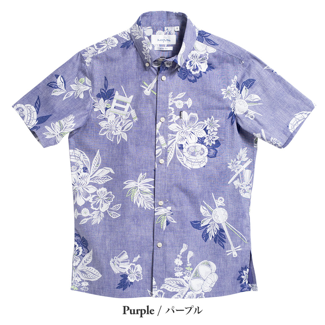 かりゆしウェア（沖縄版アロハシャツ） MAJUN - みみぐすい
