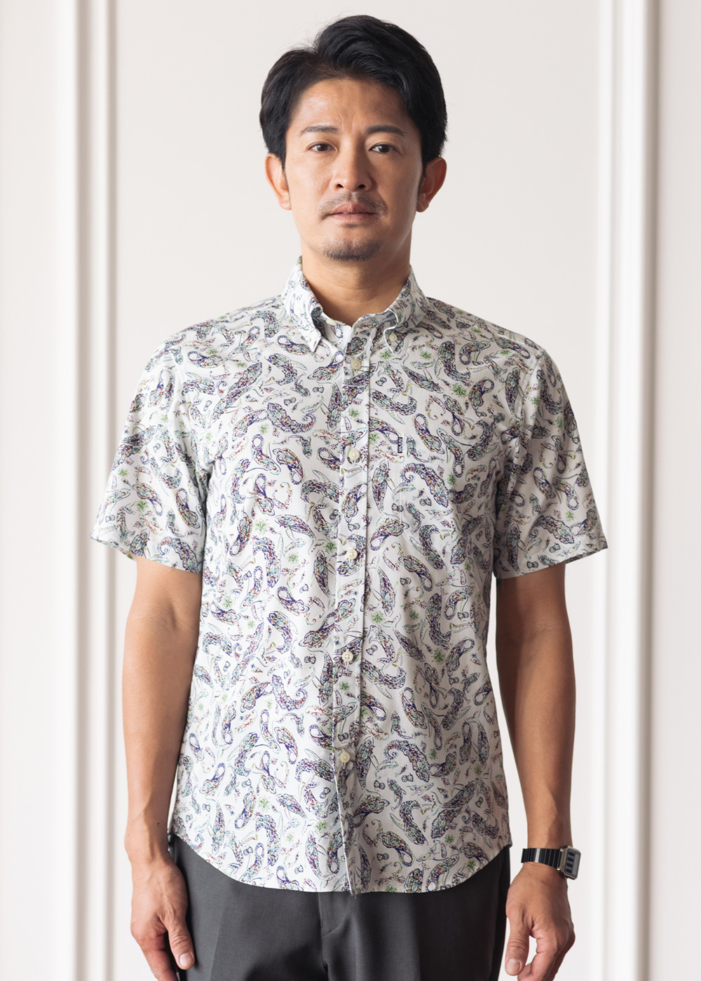 かりゆしウェア（沖縄版アロハシャツ） MAJUN - フィッシュドロップス