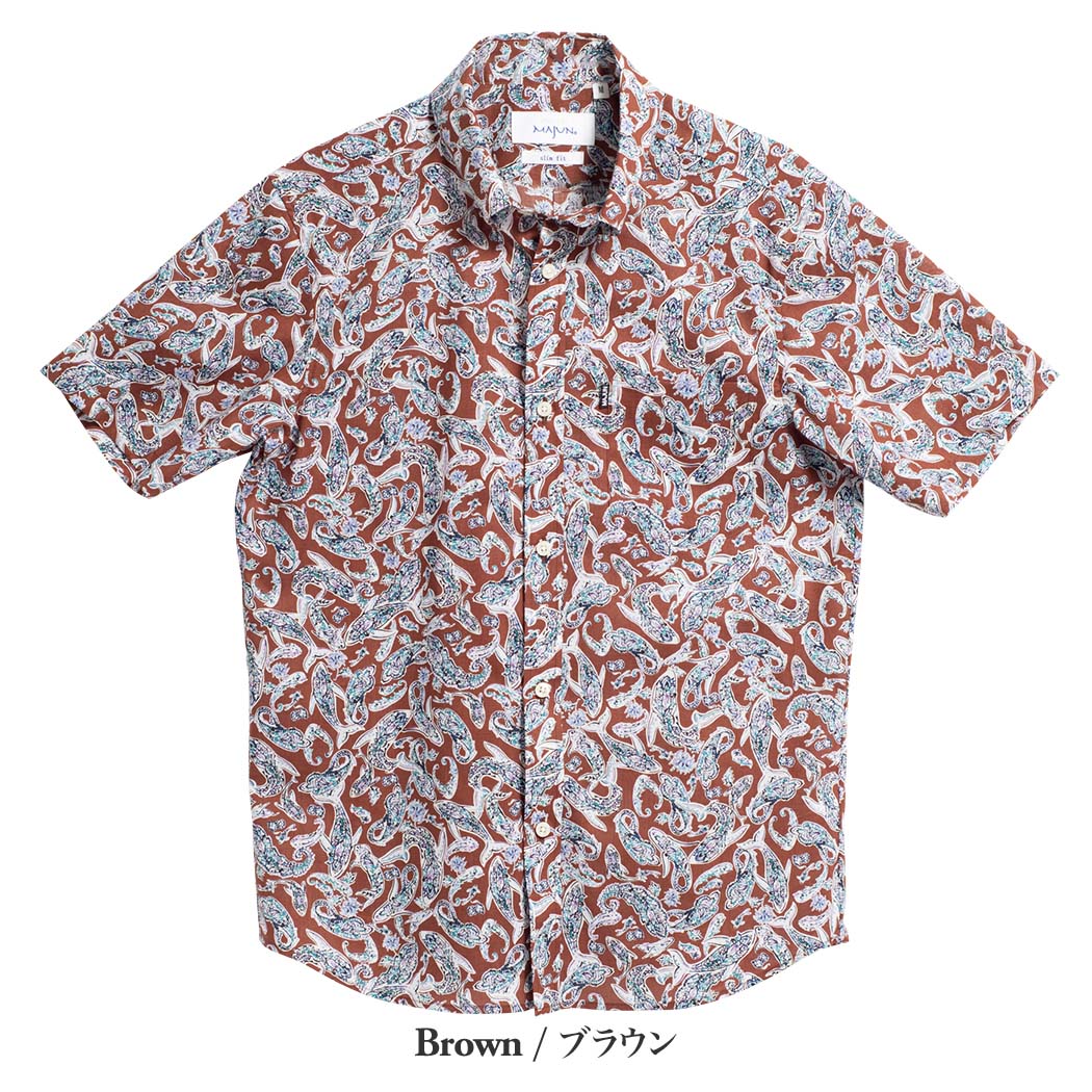 かりゆしウェア（沖縄版アロハシャツ） MAJUN - フィッシュドロップス