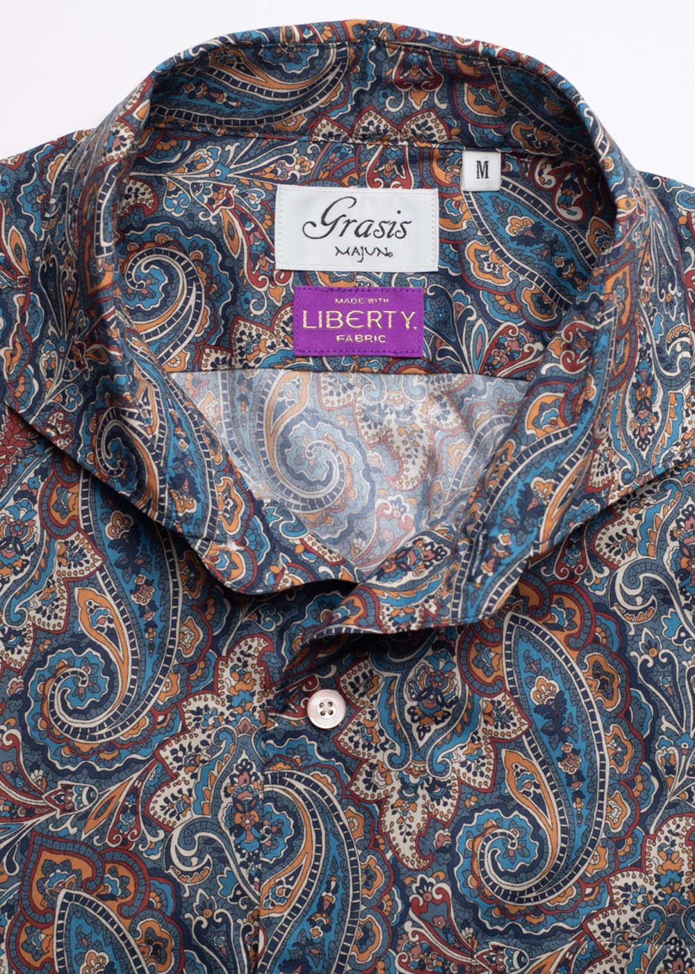 かりゆしウェア（沖縄版アロハシャツ） MAJUN - Deigo Paisley