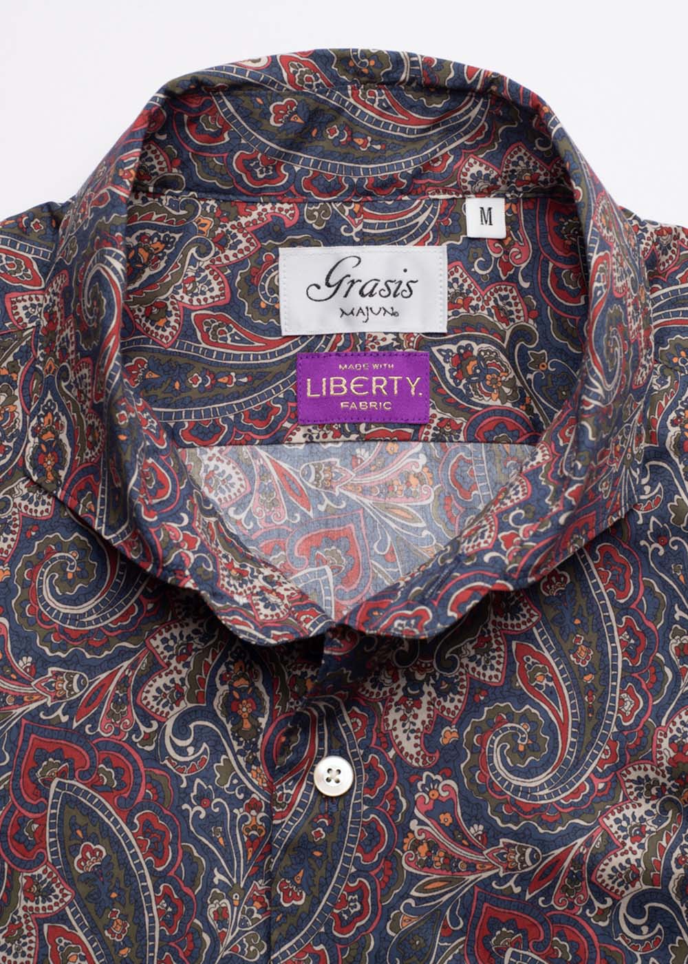 かりゆしウェア（沖縄版アロハシャツ） MAJUN - Deigo Paisley