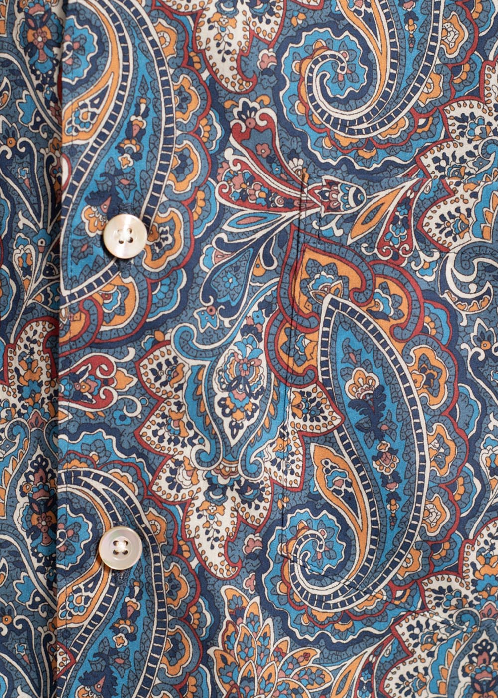 かりゆしウェア（沖縄版アロハシャツ） MAJUN - Deigo Paisley