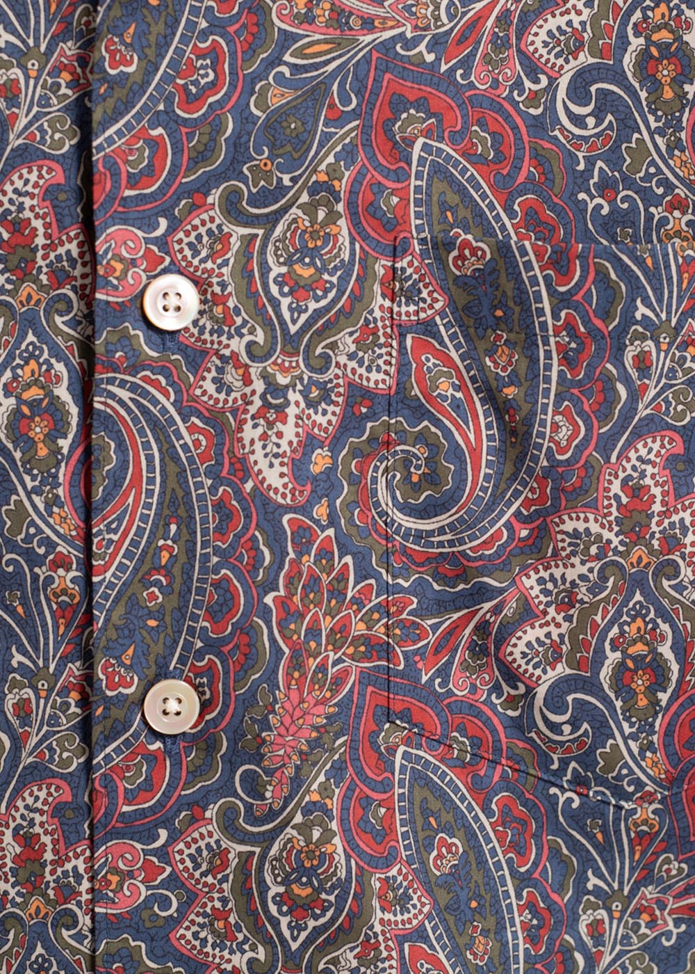 かりゆしウェア（沖縄版アロハシャツ） MAJUN - Deigo Paisley