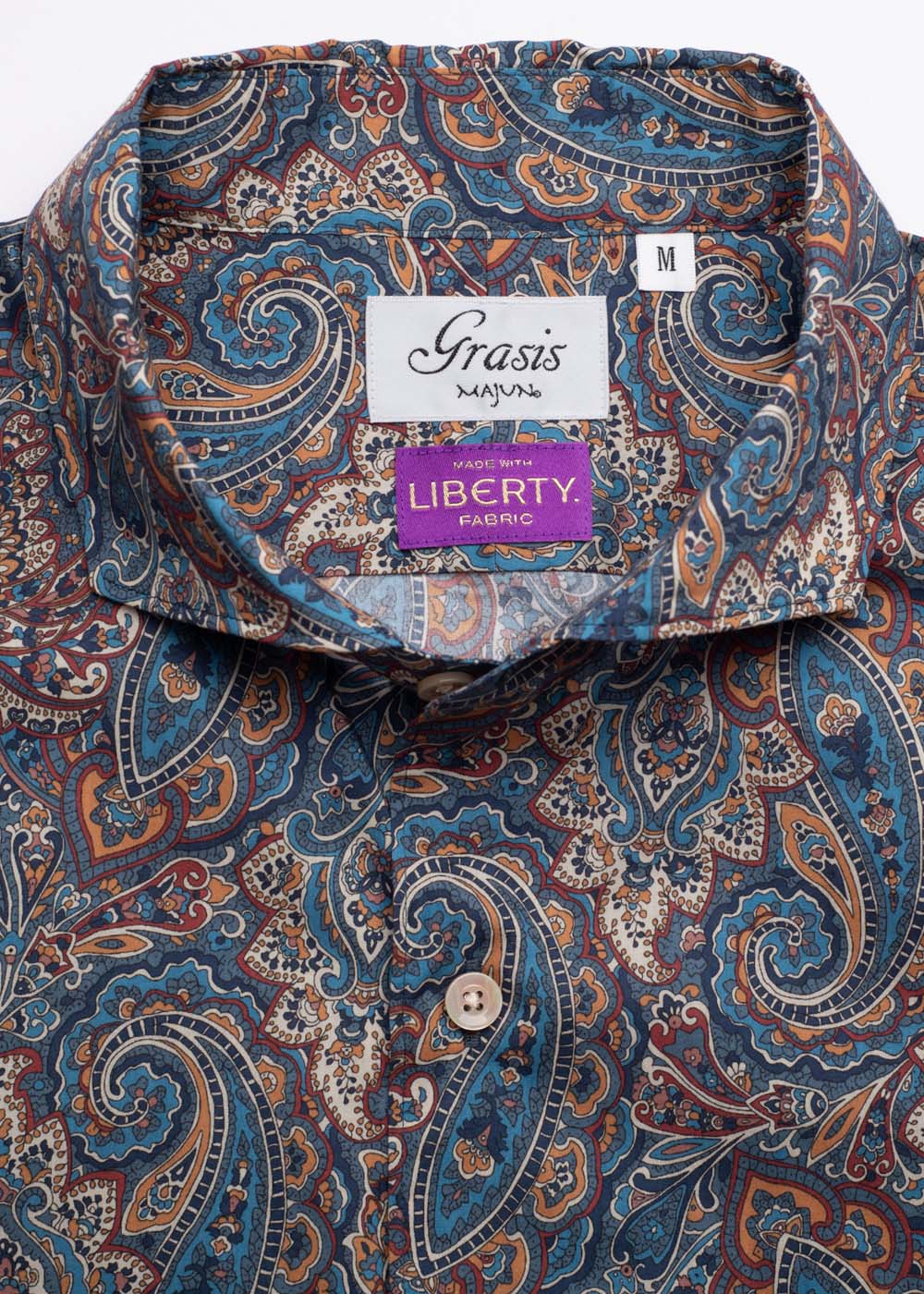 かりゆしウェア（沖縄版アロハシャツ） MAJUN - Deigo Paisley L/S