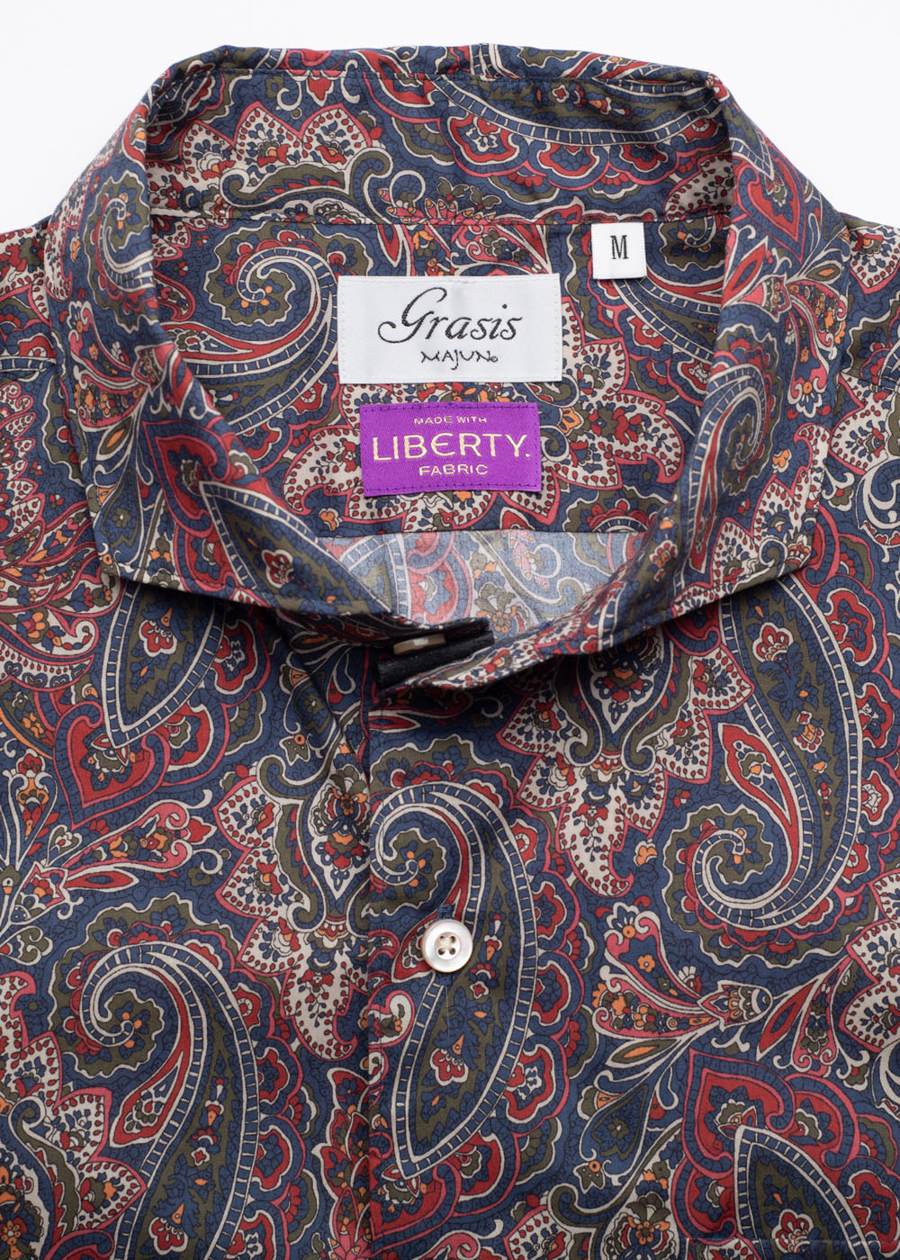 かりゆしウェア（沖縄版アロハシャツ） MAJUN - Deigo Paisley L/S
