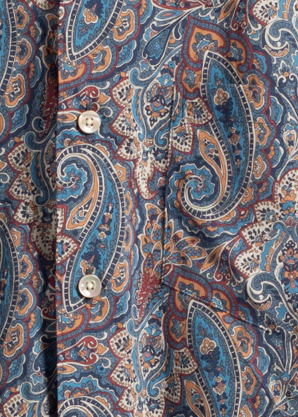 かりゆしウェア（沖縄版アロハシャツ） MAJUN - Deigo Paisley L/S