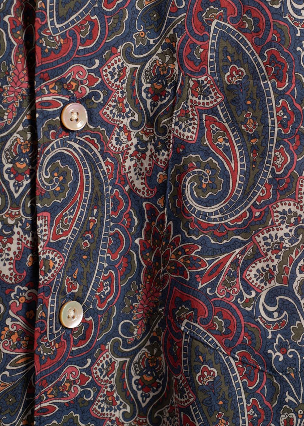 かりゆしウェア（沖縄版アロハシャツ） MAJUN - Deigo Paisley L/S