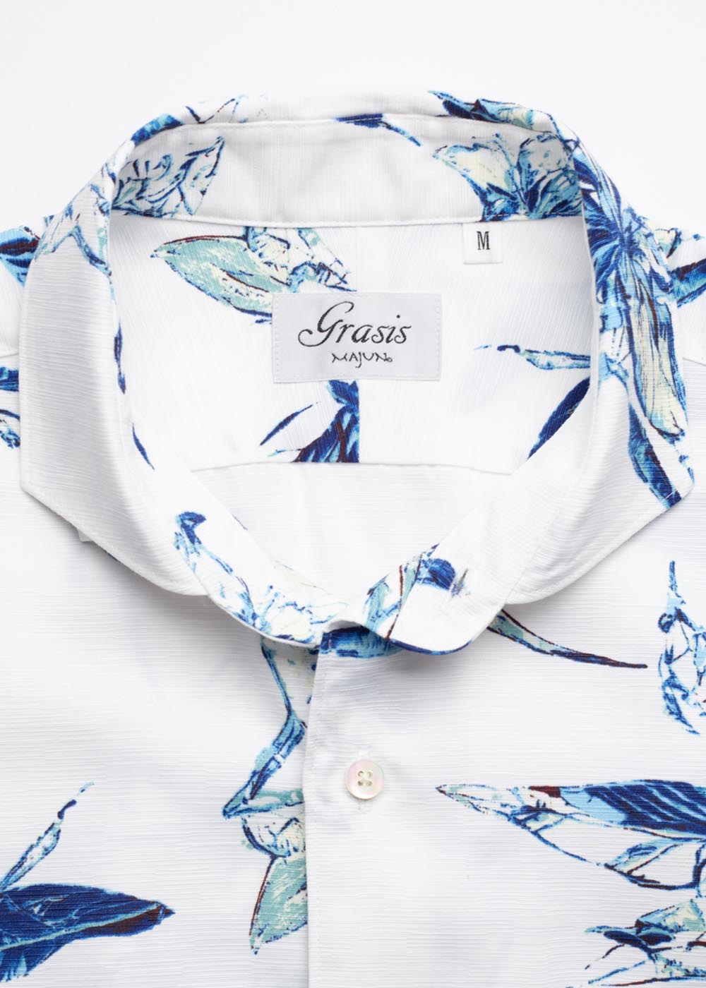 かりゆしウェア（沖縄版アロハシャツ） MAJUN - オルフィリスグリス