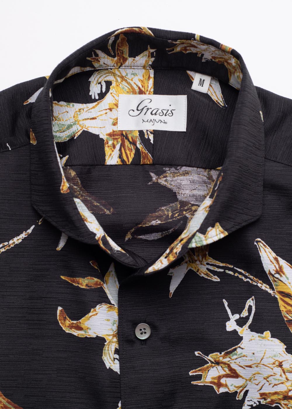 かりゆしウェア（沖縄版アロハシャツ） MAJUN - オルフィリスグリス