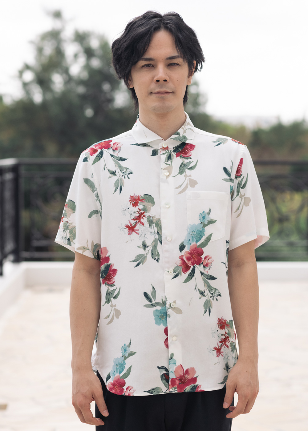 かりゆしウェア（沖縄版アロハシャツ） MAJUN - セレナスユクル