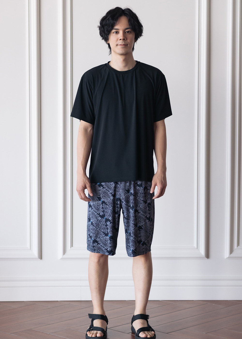 かりゆしウェア（沖縄版アロハシャツ） MAJUN - プラントガーランド（ルームウェア）