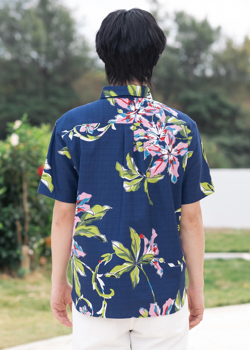 マジュン MAJUN かりゆしウェア Lサイズ ポッピングツリー 2枚セット MAJUN（マジュン） かりゆしウェア 沖縄 アロハシャツ かりゆし 結婚式