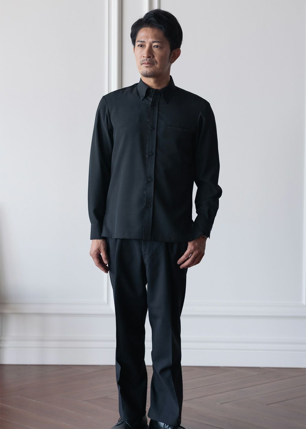 燕に牡丹 L/S | かりゆしウェア（沖縄版アロハシャツ）専門店：MAJUN