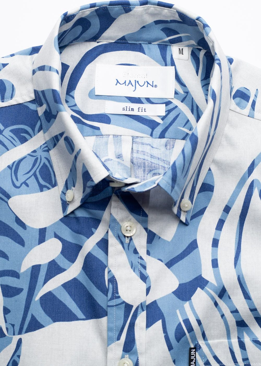 **しろくま**men's MAJUN かりゆしウェアＬサイズ　アロハ カラーズオキナワ | かりゆしウェア（沖縄版アロハシャツ）専門店