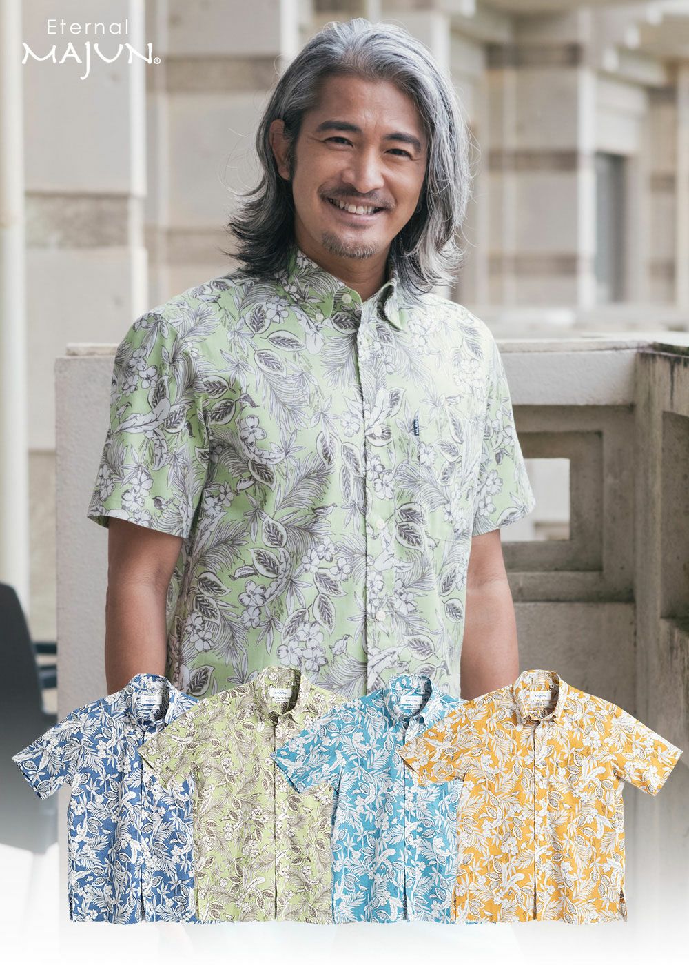 MAJUNかりゆし MEN'S | かりゆしウェア（沖縄版アロハシャツ）専門店：MAJUN OKINAWA
