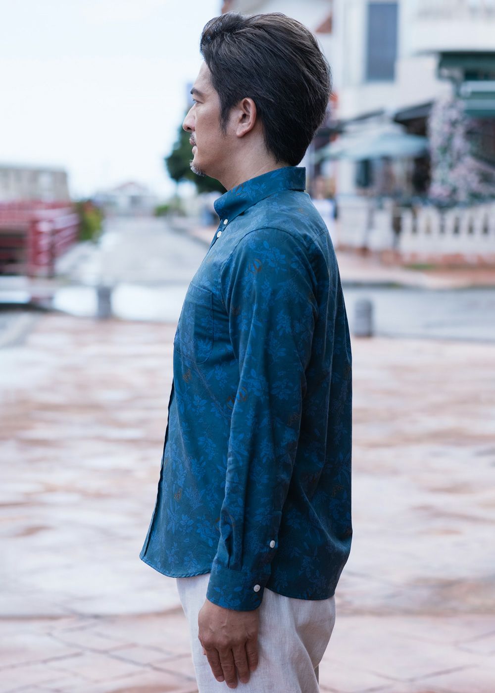 アクセントインセクトL/S | かりゆしウェア（沖縄版アロハシャツ）専門