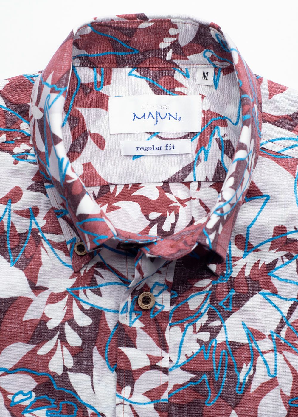1回着用】MAJUN 高級かりゆし2着セット(宮古麻織＋知花花織）