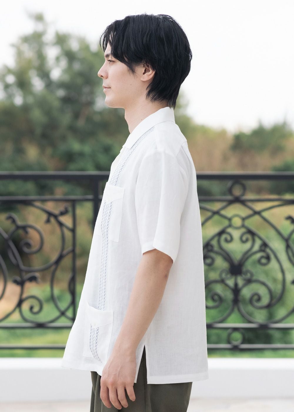 知花花織　かりゆしウエア　　Lサイズ 知花花織グアジャベーラ | かりゆしウェア（沖縄版アロハシャツ）専門
